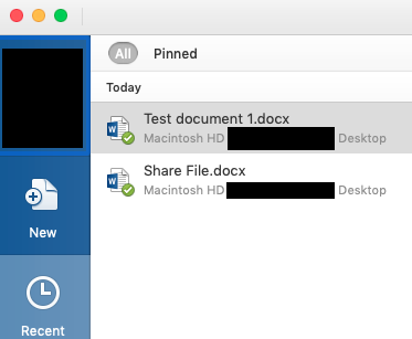 Recents list seems to keep forgetting documents even without a restart ...