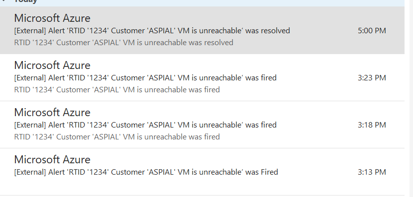 Azure monitor alert mail for azure local VM is not working as expected ...
