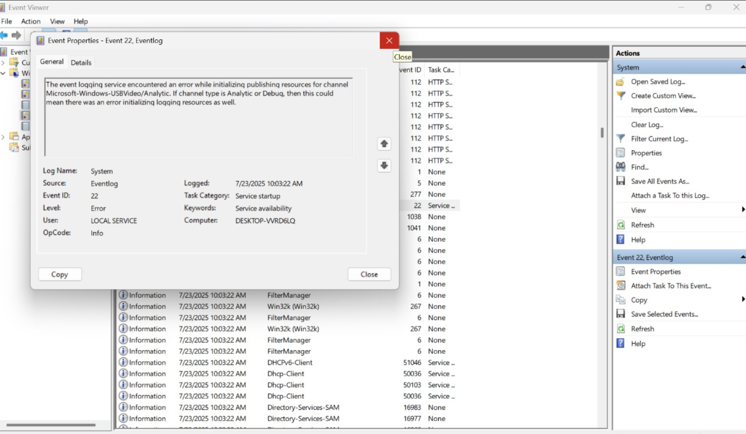 MY System ran into a 0x00040049 error - Microsoft Q&A