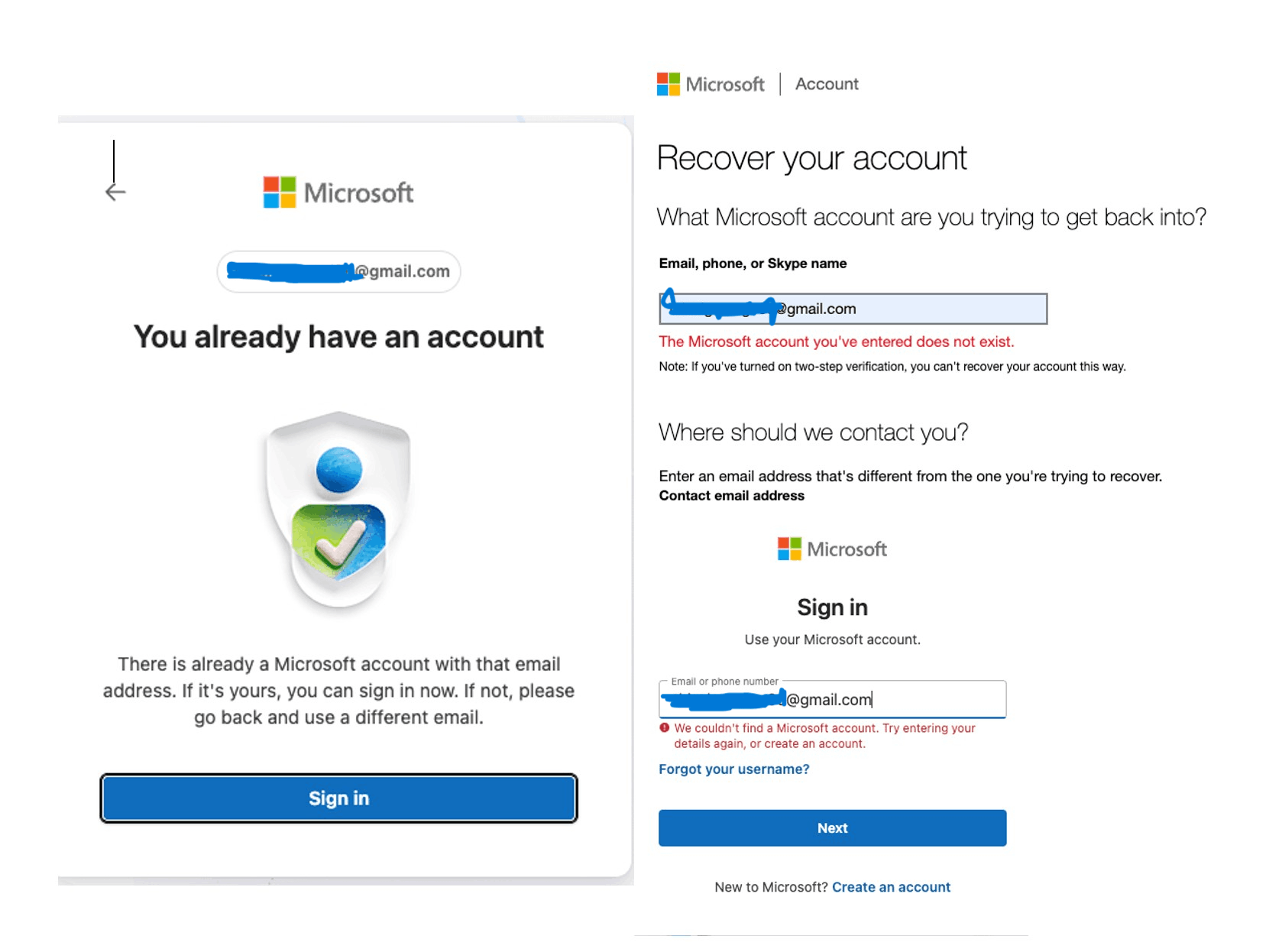 Cannot login nor recover my account - Microsoft Q&A