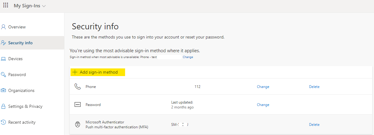 How to add to all users another way of Multifactor authentication ...