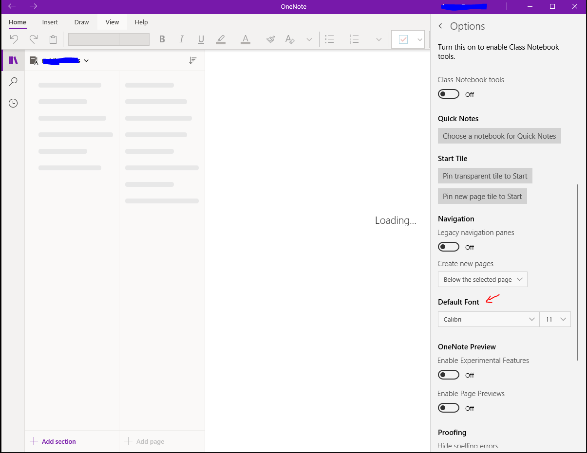 How to Change the Default Font in OneNote? - Microsoft Q&A