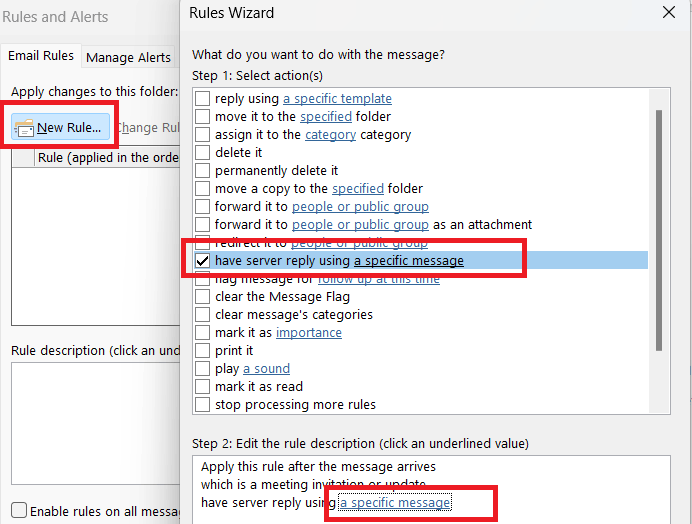 Set up a rule to send email before meetings I’m invited to - Microsoft Q&A