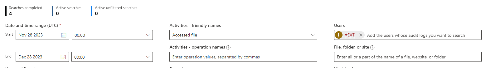 How can I see all files accessed by guests in Audit Search? - Microsoft Q&A