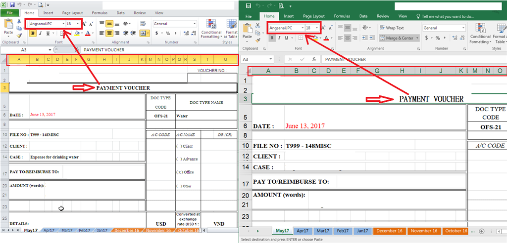 File Format in Excel 2010 - Windows 7 different from Excel 2016 ...