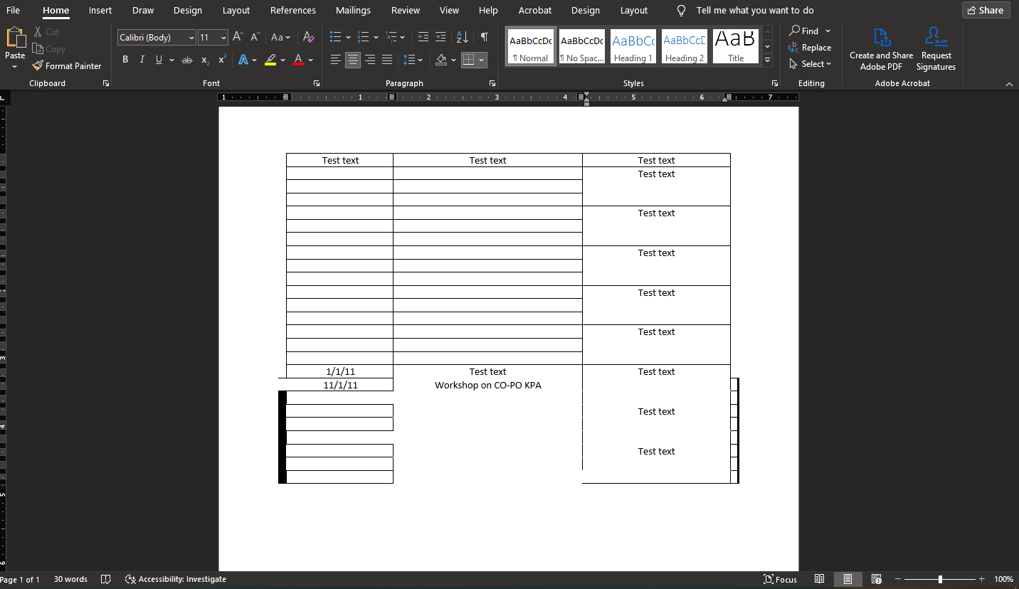 Word table border issue - Word LTSC Professional Plus 2021 - Microsoft Q&A