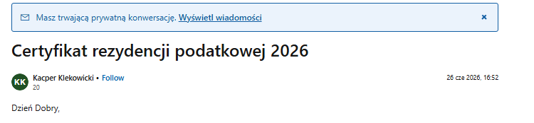 Obraz użytkownika