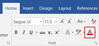 Default font color when opening new document in Word 2016 - Microsoft Q&A