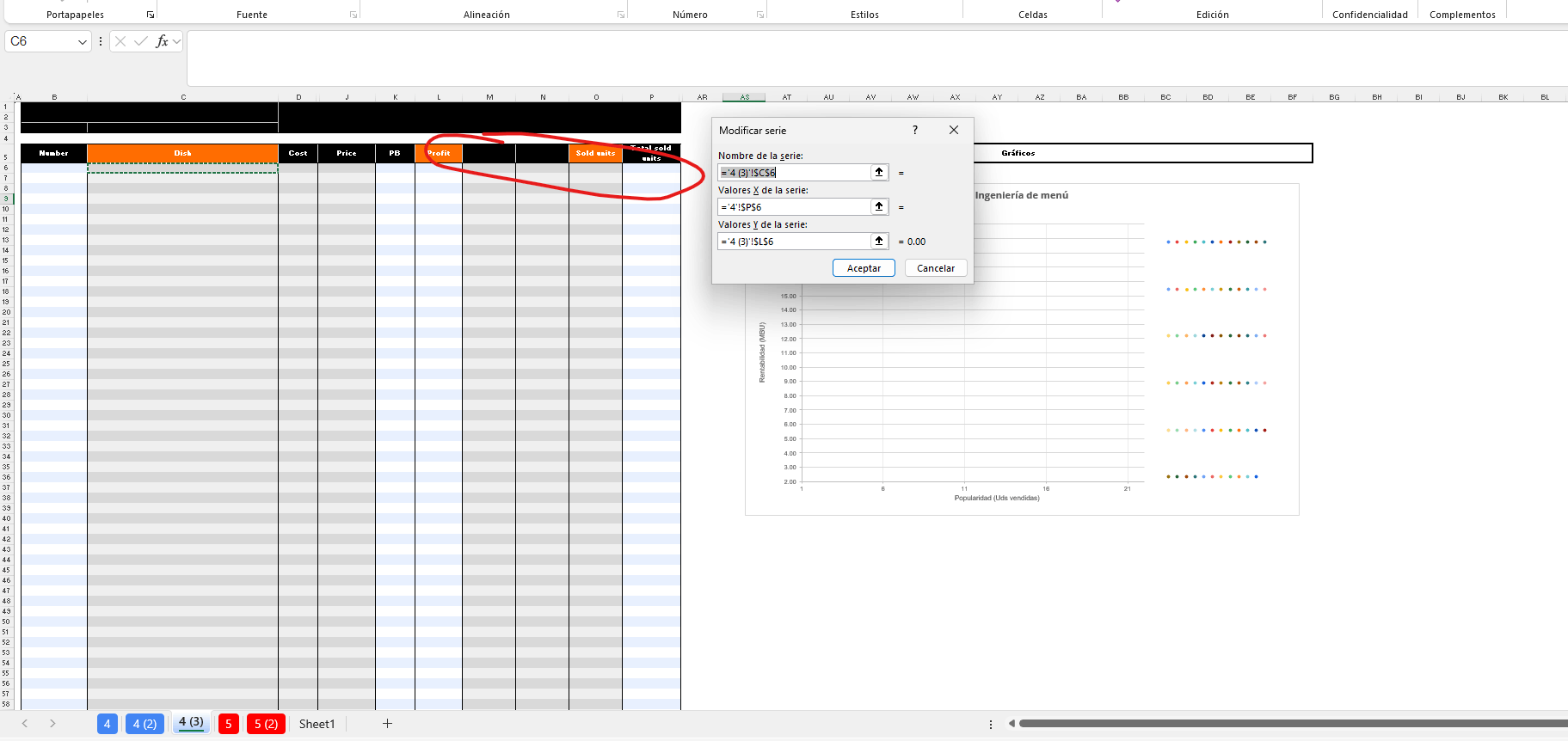X values in scatter chart don't update when duplicating a sheet ...