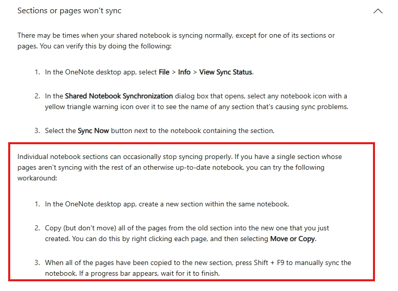 OneNote app is not syncing - Microsoft Q&A
