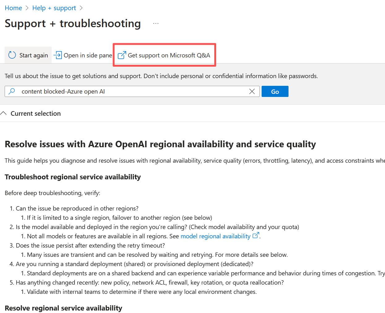 Resource blocked due to violation of content policy - Microsoft Q&A