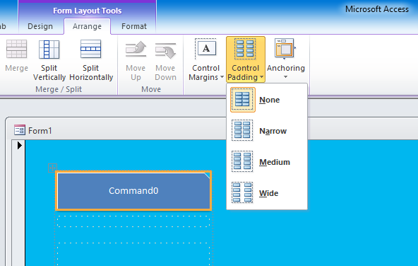 MS Access buttons turn background white. - Microsoft Q&A