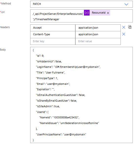 microsoft project online rest api authentication