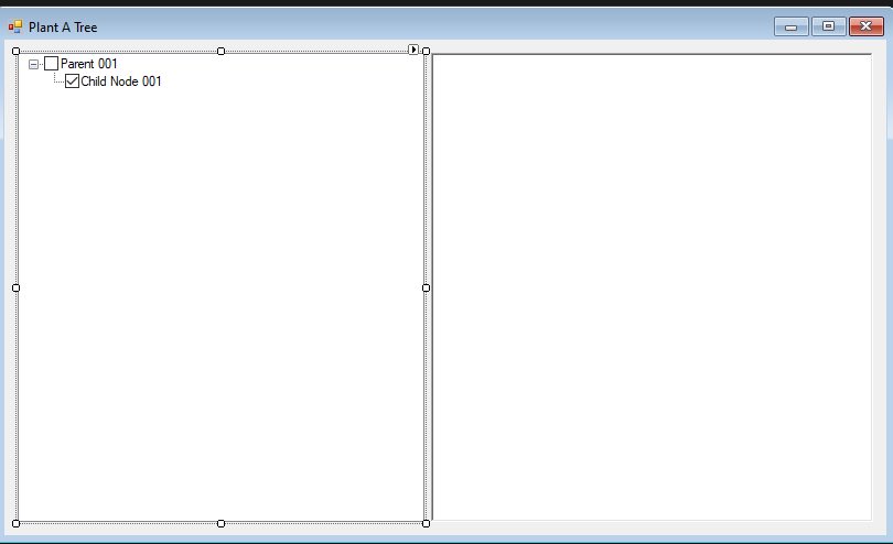 Main Interface with Tree View Control