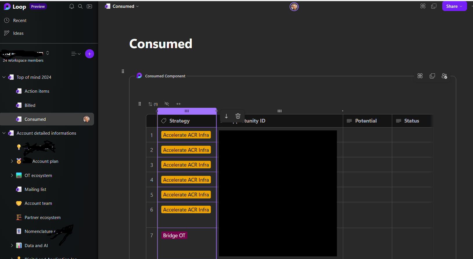 How to filter a table on a column with a label type ? - Microsoft Q&A