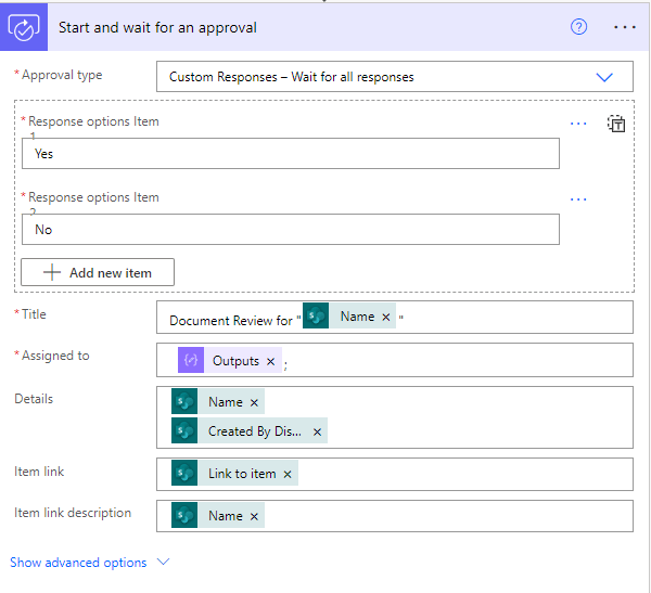 If I have a defined list of approvers, how do I display their approval ...