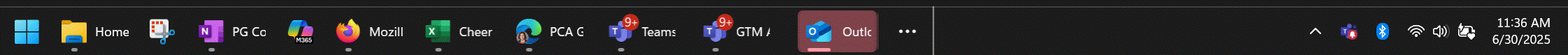 taskbar