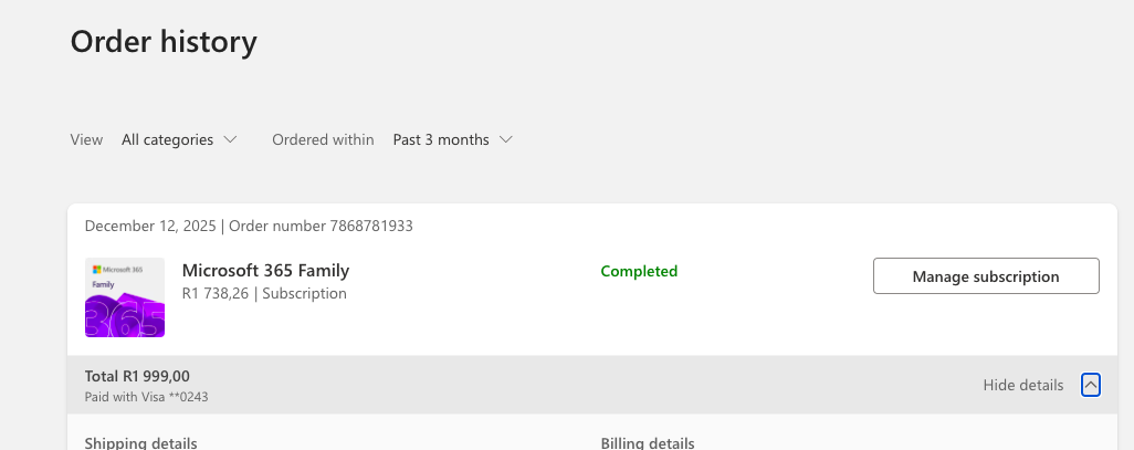 Refund Request-Error Payment
