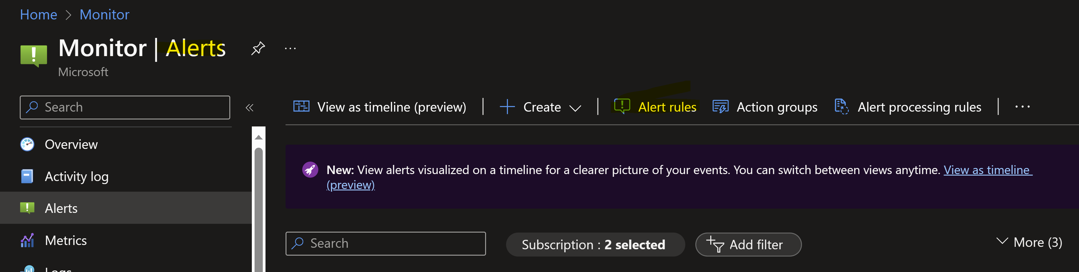 How do I find my Event Grid's System Topic alert? - Microsoft Q&A