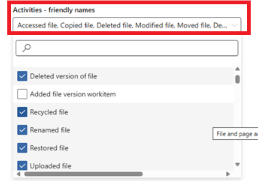 How do I run reports on SharePoint activity (file creation, deletion ...
