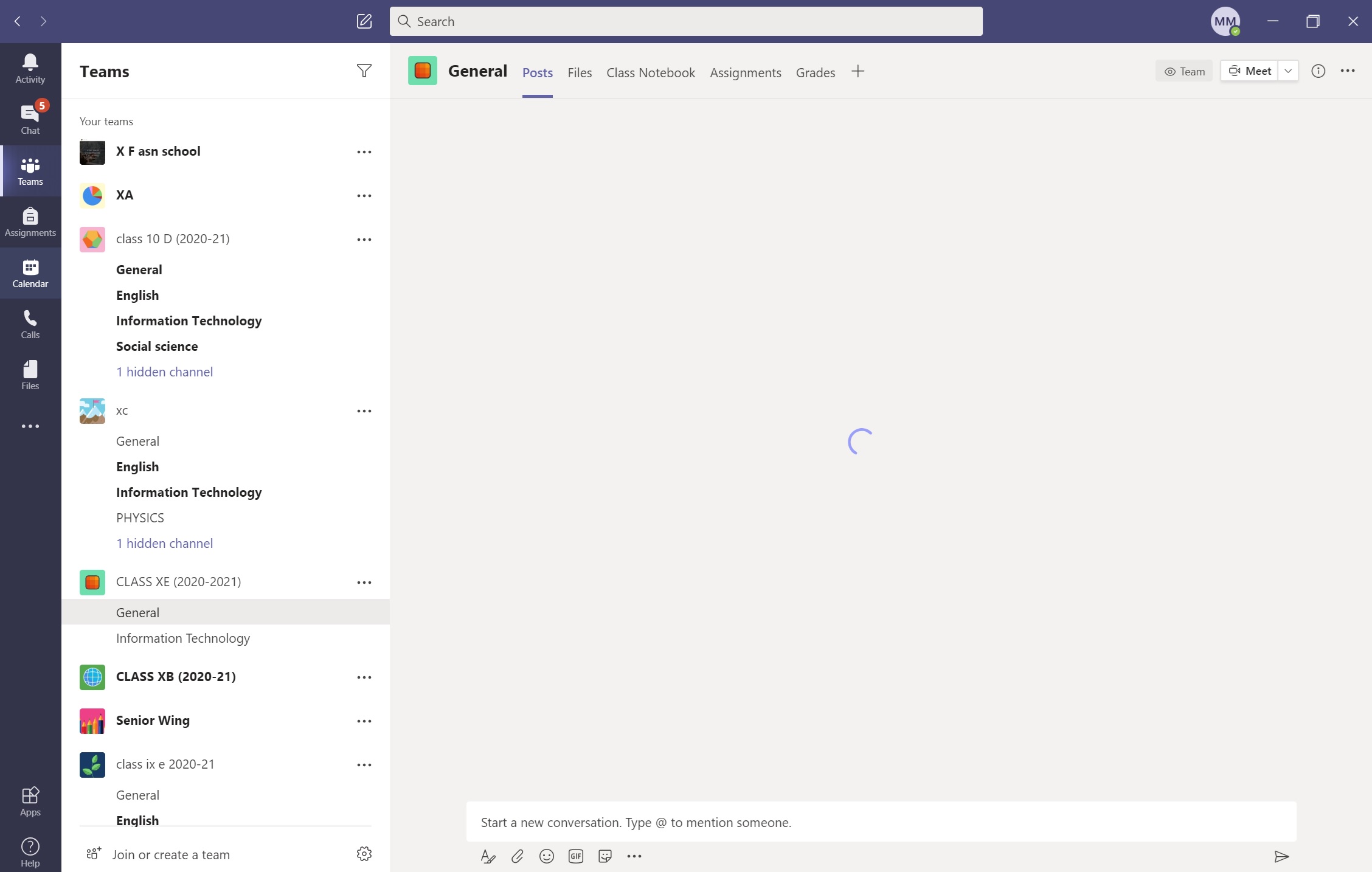 MS Teams calendar unable to load, unable to schedule meetings from the ...