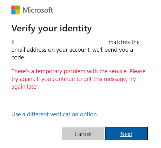 Unable to login in my account. - Microsoft Q&A