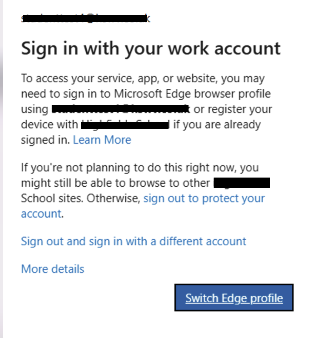 MAM for Edge issues CA message in loop Microsoft Q&A
