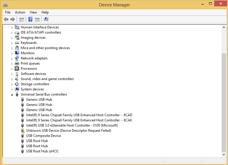 xbox one controller use no recognised on pc; error code 43 on win 8.1 ...