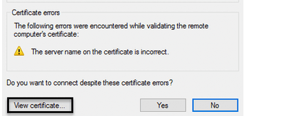 I am unable to connect to my remote server as I am getting an error as ...
