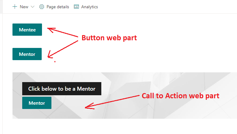 mentorship program using Sharpoint pages - Microsoft Q&A