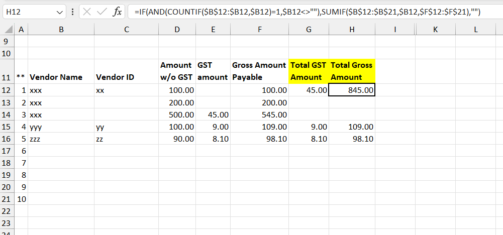 Get total amount for number of lines - Microsoft Q&A