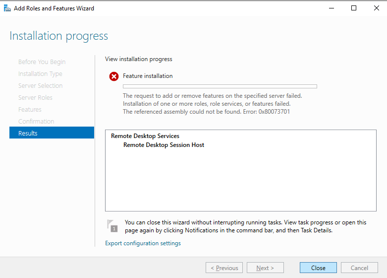 Instalação do Remote Desktop Session Host - Microsoft Q&A