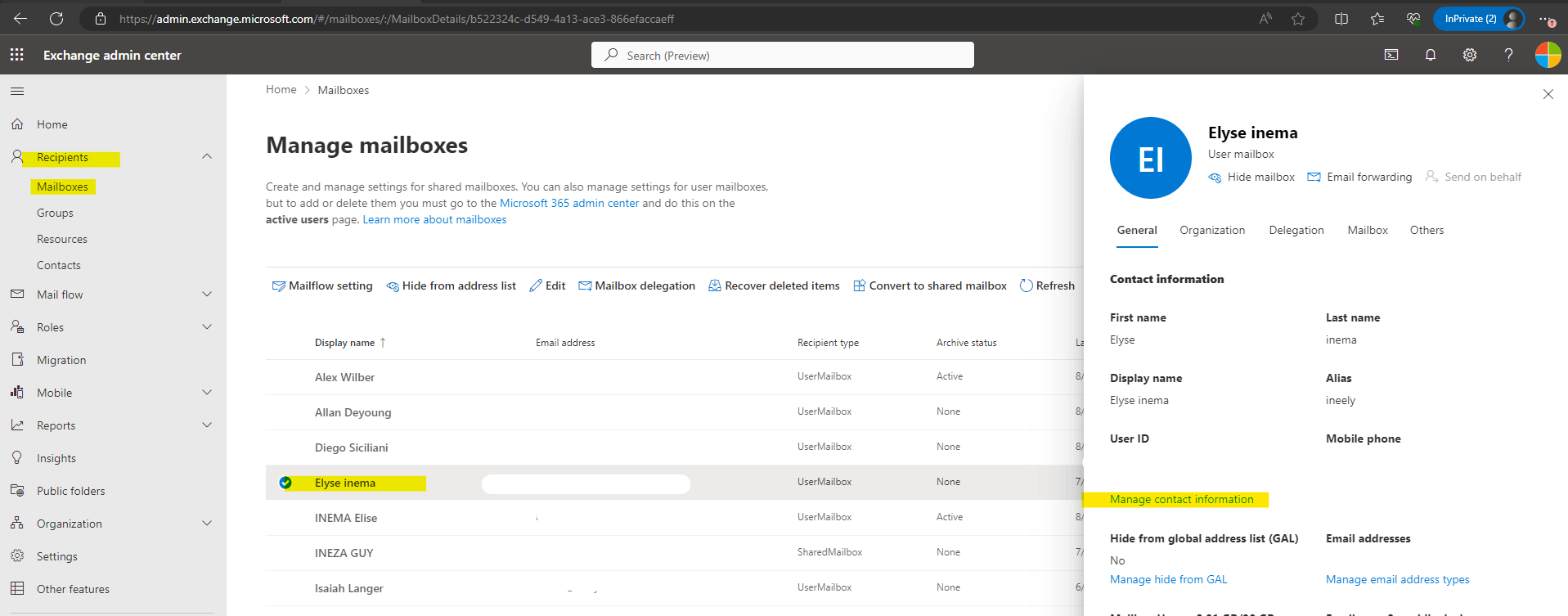 Changing a users Surname - Microsoft Q&A
