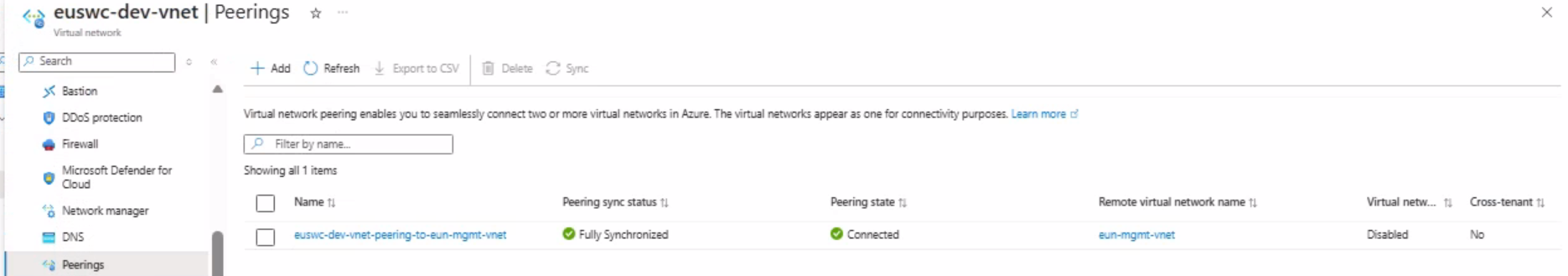 foundry-vnet-peering