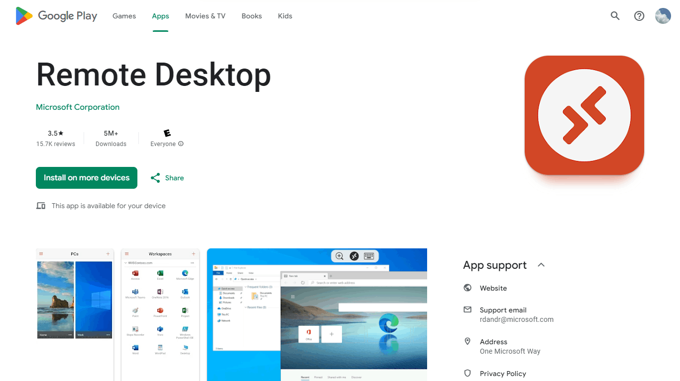 microsoft remote desktop for android 是否是微软产品 - Microsoft Q&A