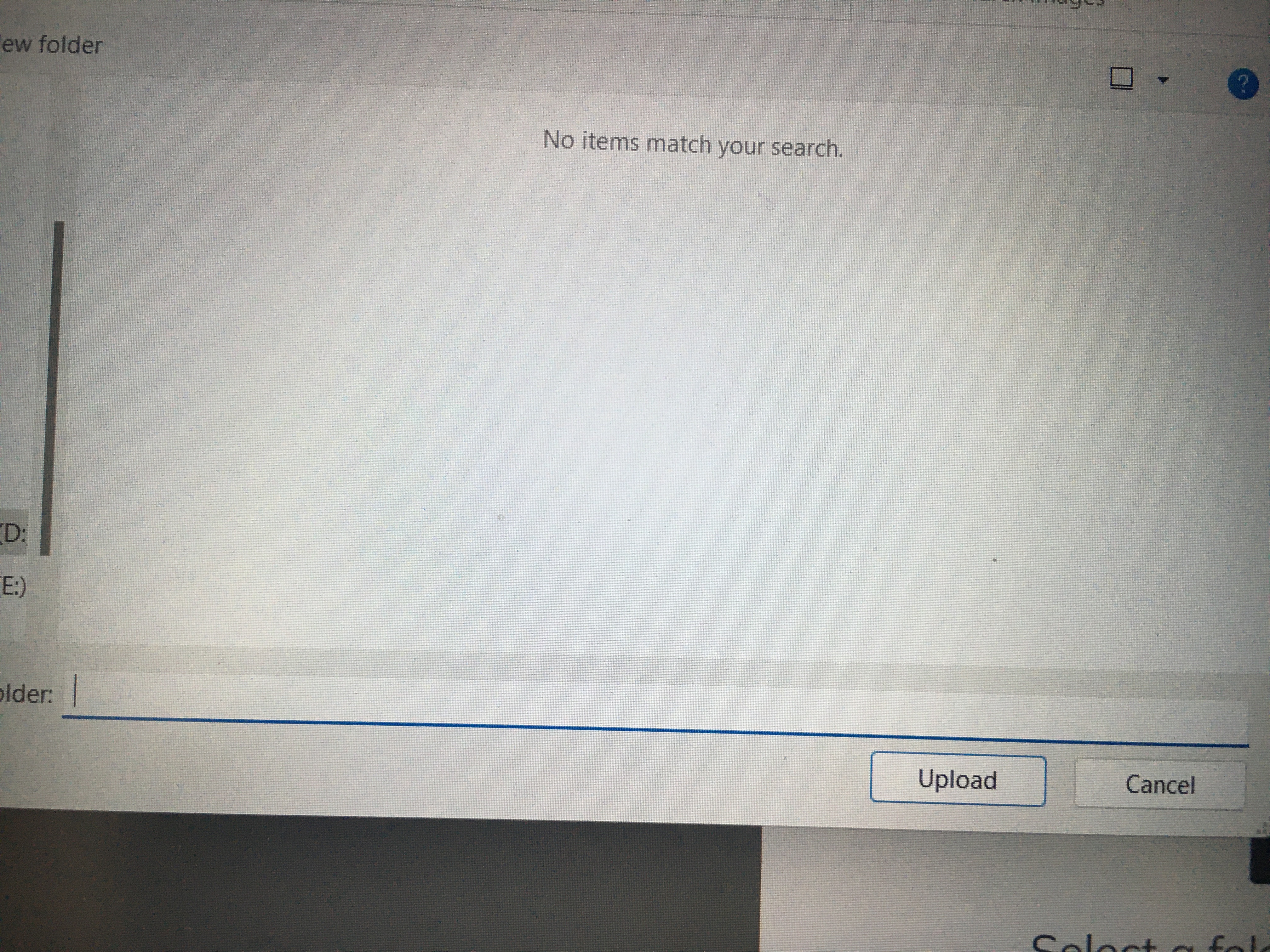 Uploading folders on the internet. - Microsoft Q&A