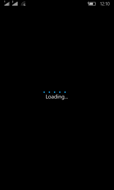 WhatsApp screen show loading - Microsoft Q&A