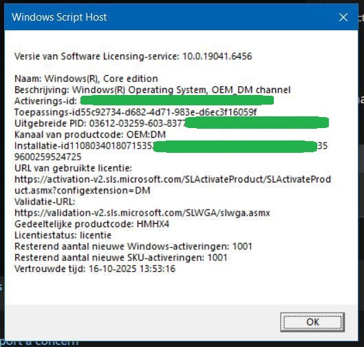 Versie Windows