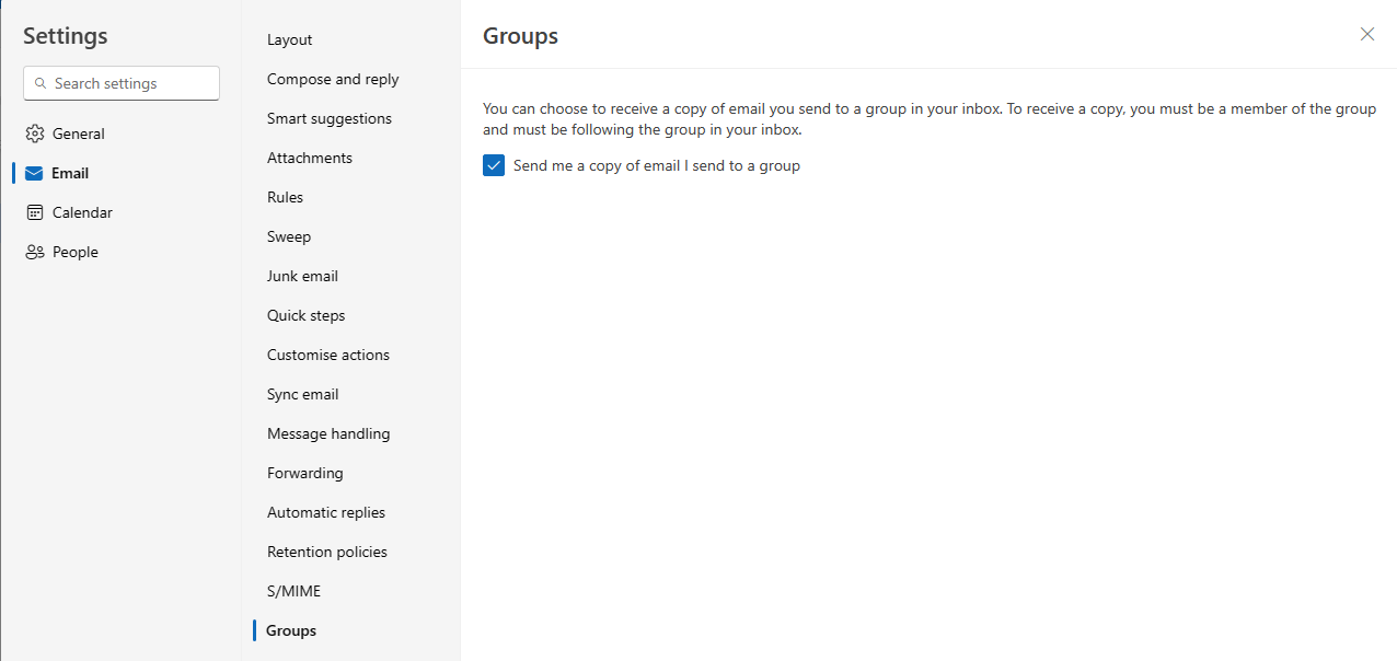 I created new Microsoft265 Groups but emails sent to them are not being ...