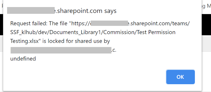File Locking in SharePoint Online - Microsoft Q&A