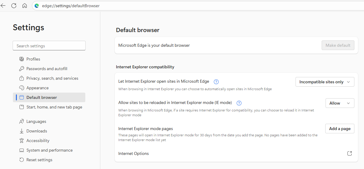 RELOAD IN IE MODE - Microsoft Q&A