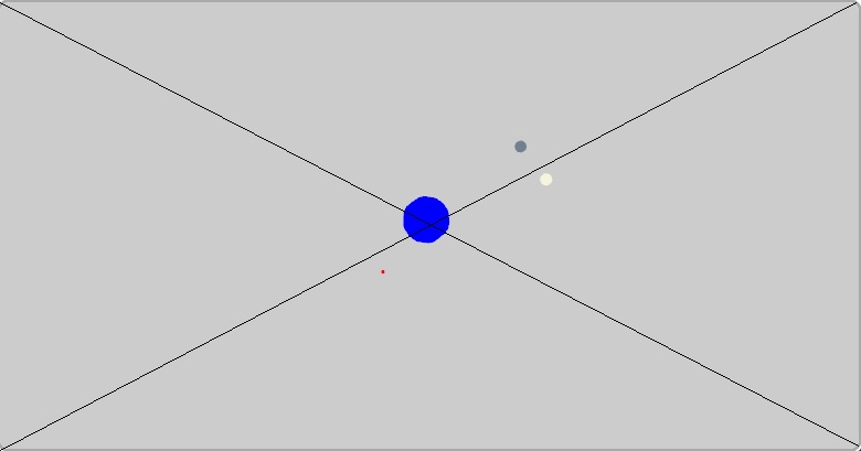Blue sphere center 2