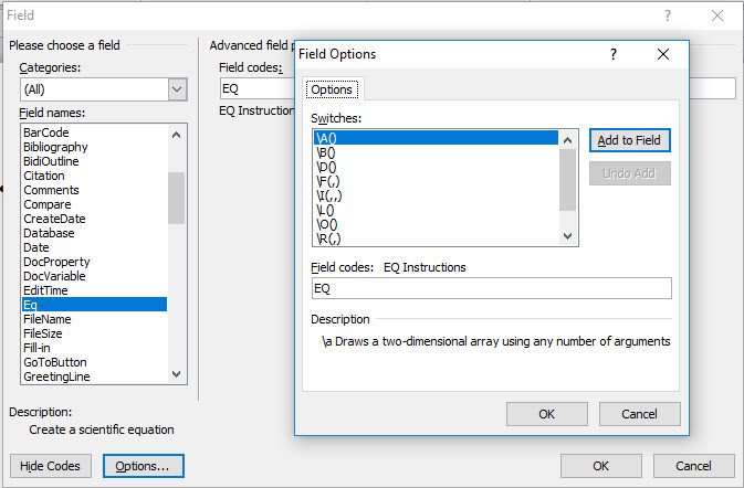 Advanced field properties options grayed out - Microsoft Q&A