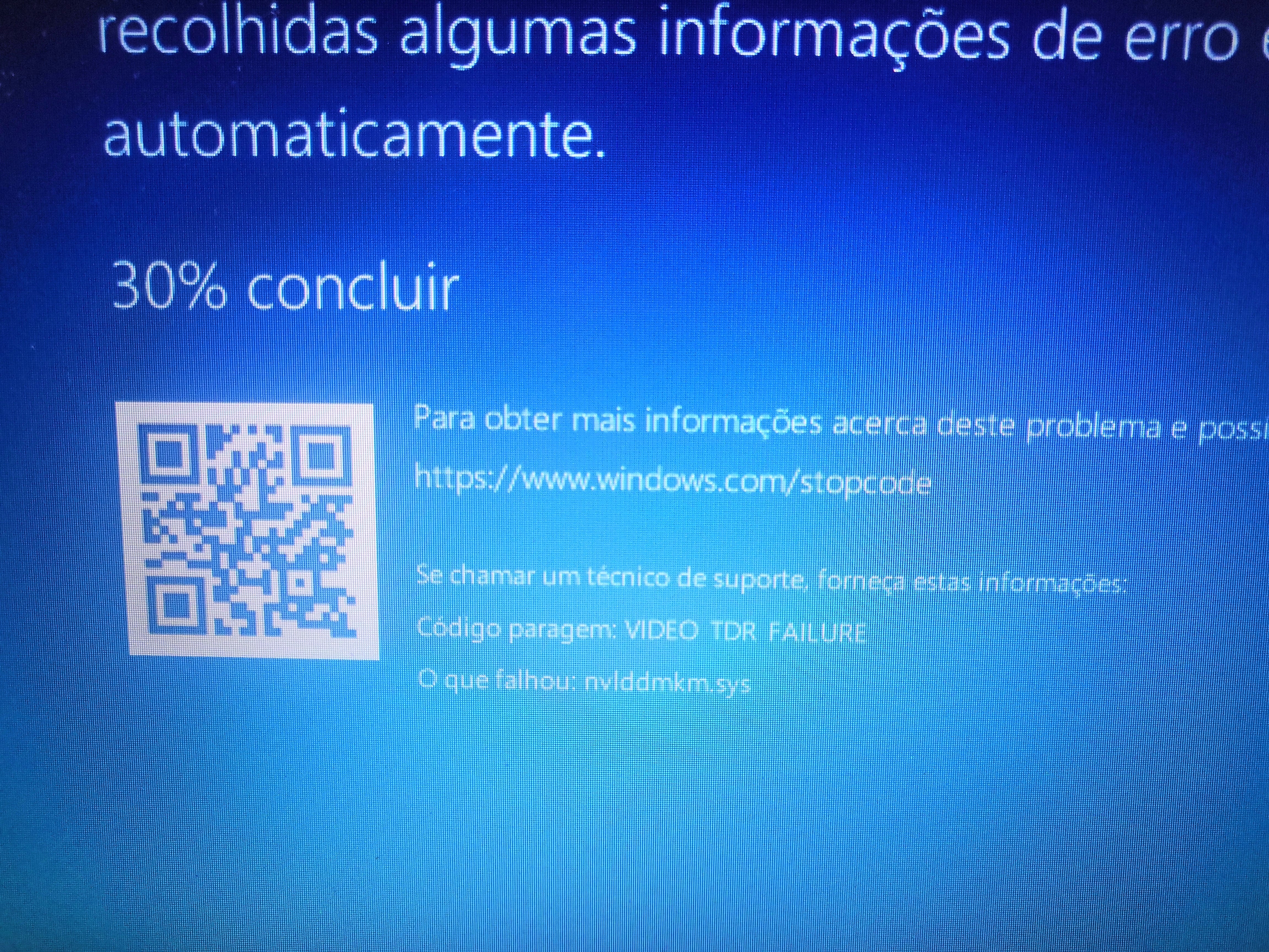 Windows 2015年 Erro de hardware no Windows 10 - Microsoft Q&A