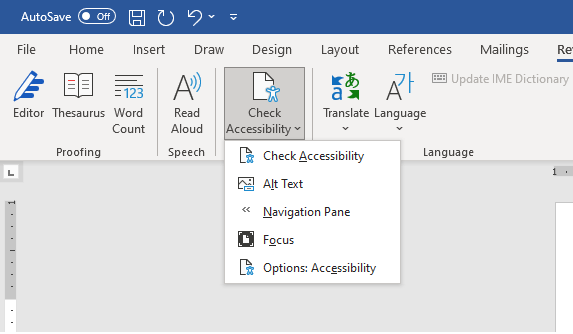 Is it possible to use the Accessibility Checker for Word or PowerPoint ...