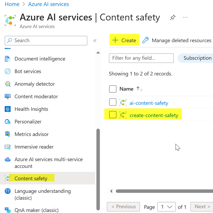 2023-12-18 11_21_55-Azure AI services - Microsoft Azure and 49 more pages - Work - Microsoft​ Edge