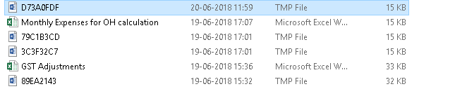 TMP File Issue in Office 365 / Windows 10 - Microsoft Q&A