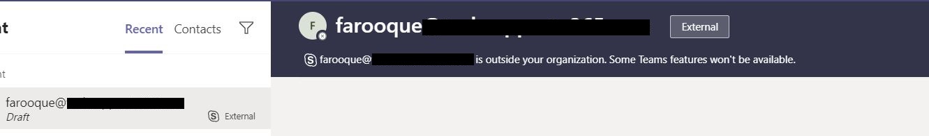 How to Remove External user In MS Teams individual chat - Microsoft Q&A
