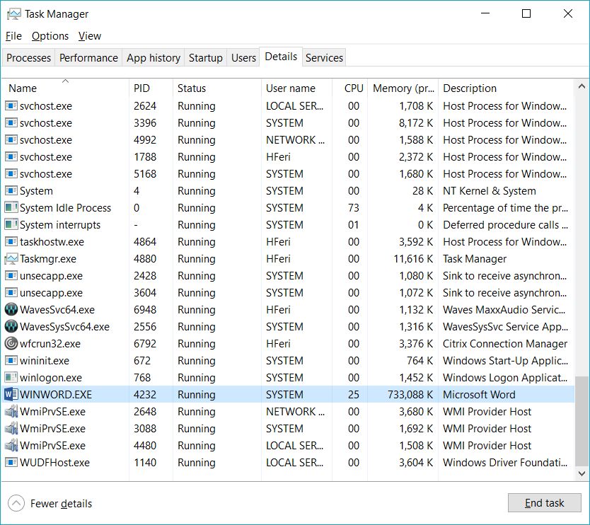 Microsoft Word Launch on background when connect to Internet on Windows ...