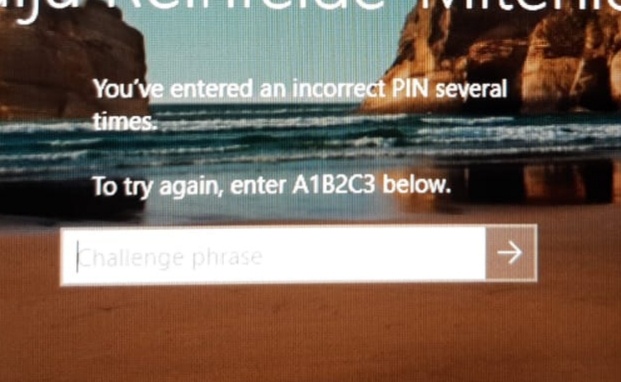 Stuck in welcome screen after wrong PIN - Microsoft Q&A